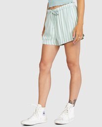 2 New Yume Drawcord Shorts Blue W202PRNY RVCA