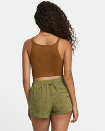 2 New Yume Drawcord Shorts Green W202PRNY RVCA