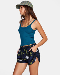 3 New Yume Drawcord Shorts Black W202PRNY RVCA