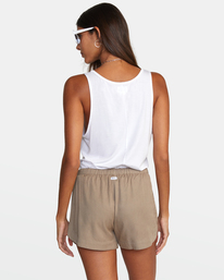 2 New Yume Drawcord Shorts Grey W202PRNY RVCA