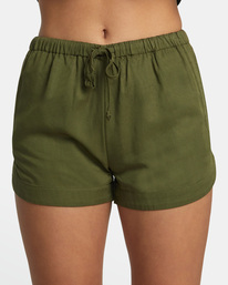 5 New Yume Drawcord Shorts Brown W202PRNY RVCA