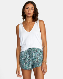 rvca, New Yume Drawcord Shorts, PALM (gne0) NEW YUME W202PRNY
