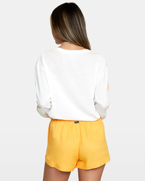2 New Yume Drawcord Shorts Yellow W202PRNY RVCA