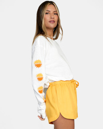 4 New Yume Drawcord Shorts Yellow W202PRNY RVCA