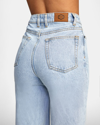 11 Coco Wide Leg Denim Pants Multicolor W3063RCO RVCA