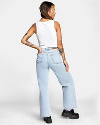 13 Coco Wide Leg Denim Pants Multicolor W3063RCO RVCA