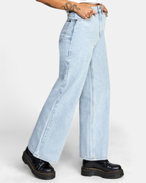 5 Coco Wide Leg Denim Pants Multicolor W3063RCO RVCA