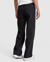5 Coco - Jean évasé pour Femme Noir W3PNRBRVP1 RVCA