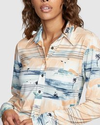 2 Rolling - Long Sleeve Shirt for Women Multicolor W3SHRHRVP1 RVCA