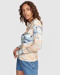 4 Rolling - Long Sleeve Shirt for Women Multicolor W3SHRHRVP1 RVCA
