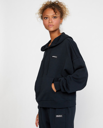 3 VA Essential 2022 - Kapuzenpullover für Frauen Schwarz W4HOWCRVP1 RVCA