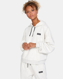 6 VA Essential - Hoodie for Women White W4HOWCRVP1 RVCA