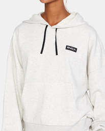 7 VA Essential - Hoodie for Women White W4HOWCRVP1 RVCA