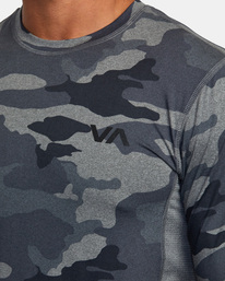 3 Sport Vent - Long Sleeve Sports Top for Men Green W4KTMARVP1 RVCA