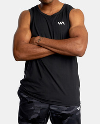 10 Sport Vent - Sports Top for Men Black W4KTMCRVP1 RVCA
