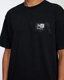 4 Everlast x RVCA Stack Patch - T-shirt pour Homme Noir W4SSMLRVP1 RVCA
