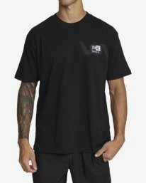 2 Everlast x RVCA Stack Patch - T-shirt pour Homme Noir W4SSMLRVP1 RVCA