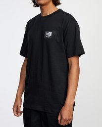 5 Everlast x RVCA Stack Patch - T-shirt pour Homme Noir W4SSMLRVP1 RVCA
