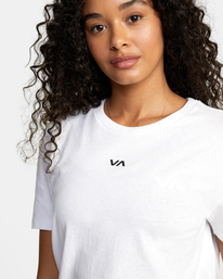 2 VA Essential - T-Shirt for Women White W4TPWGRVP1 RVCA