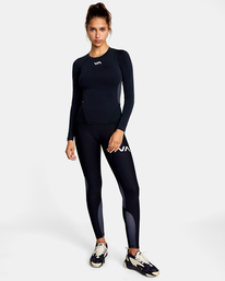 3 Compression 2022 - Haut de sport manches longues pour Femme Noir W4TPWHRVP1 RVCA