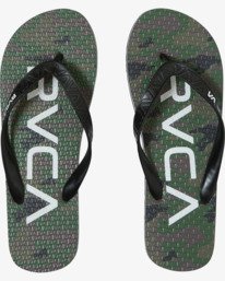 0 Trench Town - Tongs pour Homme Vert W5FFRARVP1 RVCA