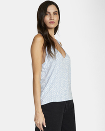 5 Minted Tank Top Blue W9021RMI RVCA