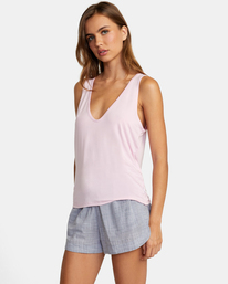 4 Minted Tank Top Brown W9021RMI RVCA