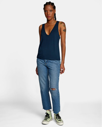 3 Minted Tank Top Blue W9021RMI RVCA
