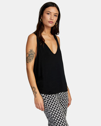 6 Minted Tank Top White W9021RMI RVCA