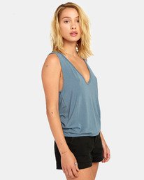 3 Minted Tank Top Orange W9021RMI RVCA