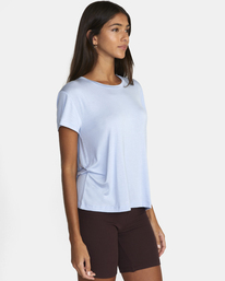 5 Recess 3 Crewneck Tee Blue W9082RR3 RVCA