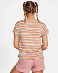 rvca, Recess 3 Crewneck Tee, DUSTY ROSE (dsr) RECESS 3 TEE W9082RR3