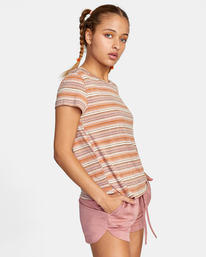 5 Recess 3 Crewneck Tee Grey W9082RR3 RVCA