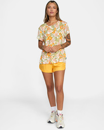 3 Recess 3 Crewneck Tee Yellow W9082RR3 RVCA
