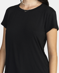 2 Recess 3 Crewneck Tee Black W9082RR3 RVCA
