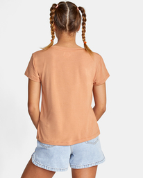 rvca, Recess 3 Crewneck Tee, SAND (san) RECESS 3 TEE W9082RR3