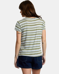 rvca, Recess 3 Crewneck Tee, SEA SPRAY (sel0) RECESS 3 TEE W9082RR3