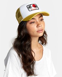 2 Unphased Trucker Hat Orange WAHWWRUN RVCA