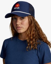 0 Unphased Trucker Hat Blue WAHWWRUN RVCA