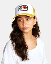 0 Unphased Trucker Hat Orange WAHWWRUN RVCA