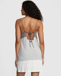 2 Odyssey Striped Tank Dress Black WD15TROD RVCA