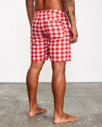 6 Evan Mock Palaka - Swim Shorts for Men Red X1BSRBRVS1 RVCA