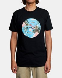 1 Motors - T-Shirt for Men Black X1SSRKRVS1 RVCA