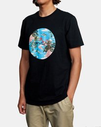 3 Motors - T-Shirt for Men Black X1SSRKRVS1 RVCA