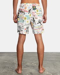 2 Espo Elastic - Recycled Swim Shorts for Men White X1VORBRVS1 RVCA