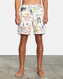 1 Espo Elastic - Recycled Swim Shorts for Men White X1VORBRVS1 RVCA