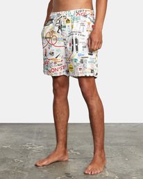 3 Espo Elastic - Recycled Swim Shorts for Men White X1VORBRVS1 RVCA