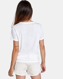 1 Peace - T-shirt pour Femme Blanc X3SSRIRVS1 RVCA