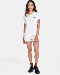 2 Peace - T-shirt pour Femme Blanc X3SSRIRVS1 RVCA