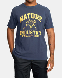 6 Boxing Alma Mater - T-Shirt for Men Blue X4SSMBRVS1 RVCA